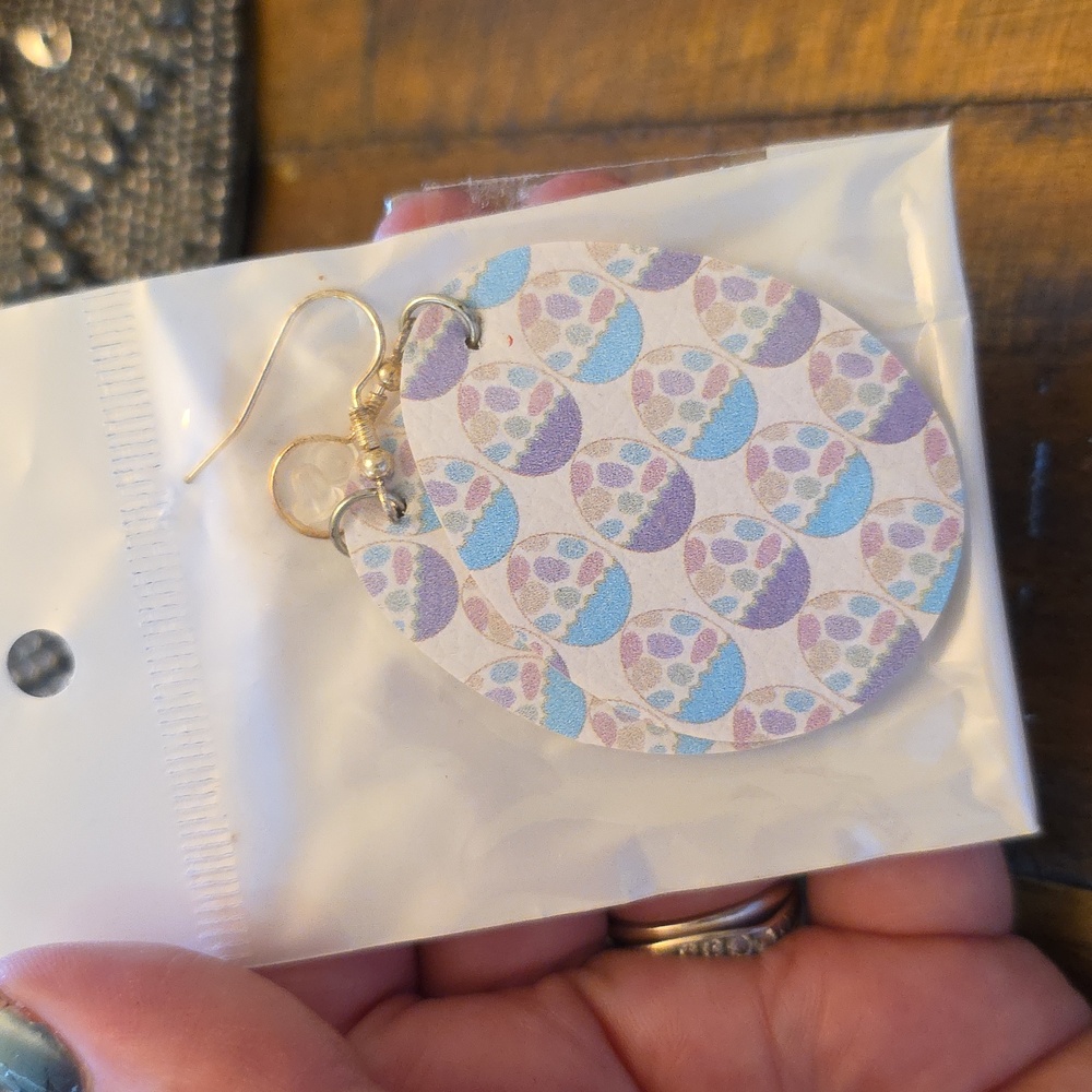 Pastel Patterned Easter Earrings